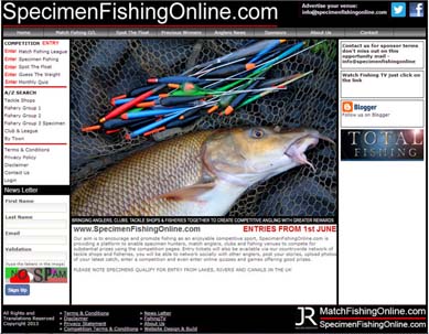 Specimen Fishing Online