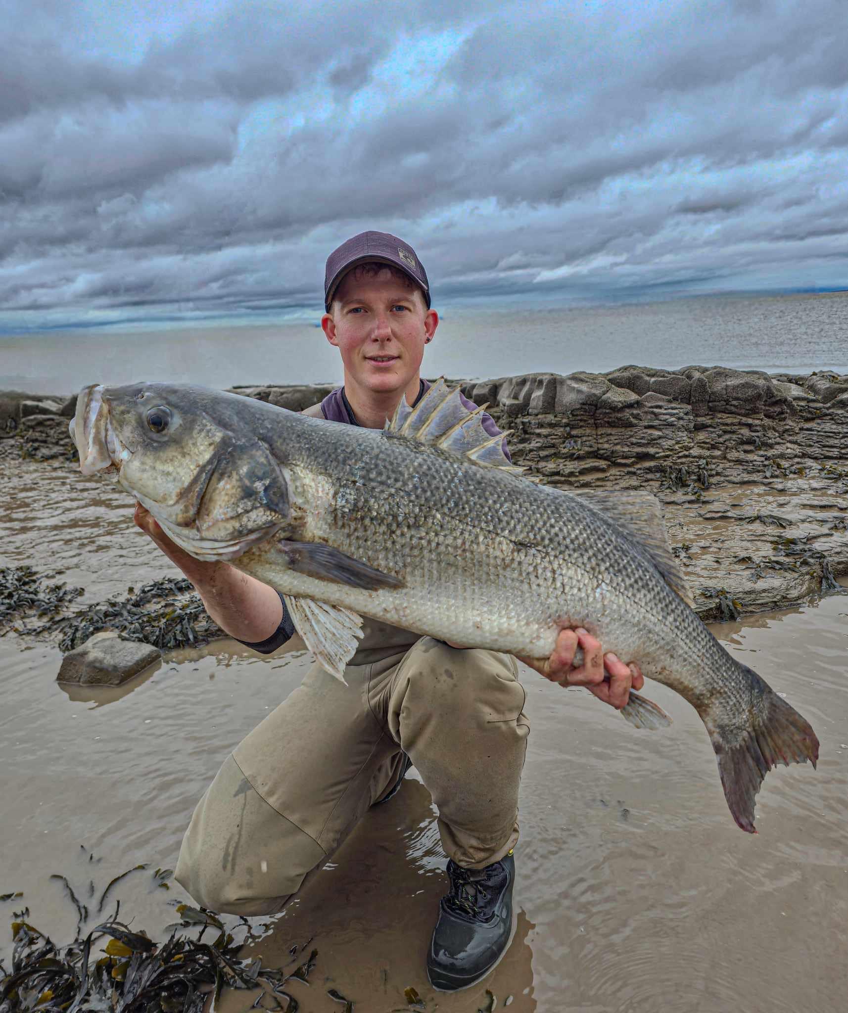 16lb 5oz Somerset shore bass for Jason Atkins